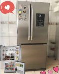 Geladeira/Refrigerador French Door Electrolux 579l Dm84x Inox 110v