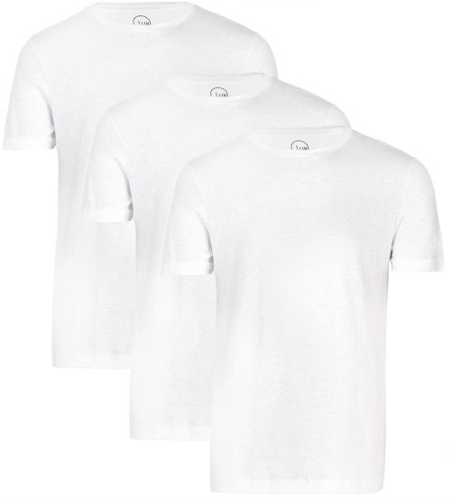 Kit 3 Camisetas Brancas Luk