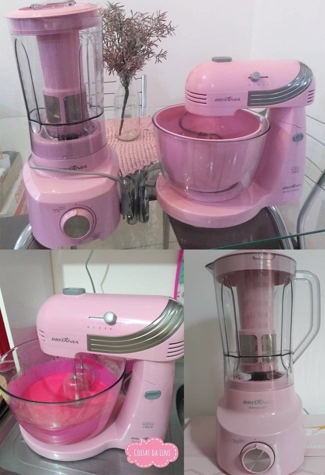 Kit Cozinha Britânia Cristal Pink BKT21 Concept