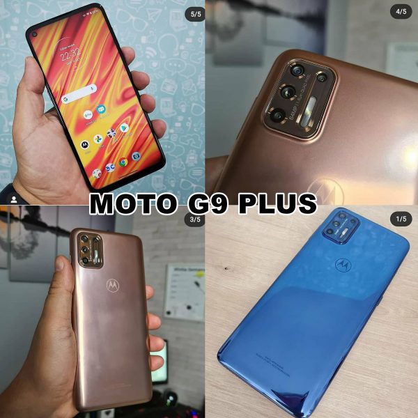 Smartphone Moto G9 Plus 128GB Dual Chip Android 10 Tela 6.8″ Qualcomm Snapdragon 4G Câmera Quadrupla 64MP + 8MP+ 2MP + 2MP
