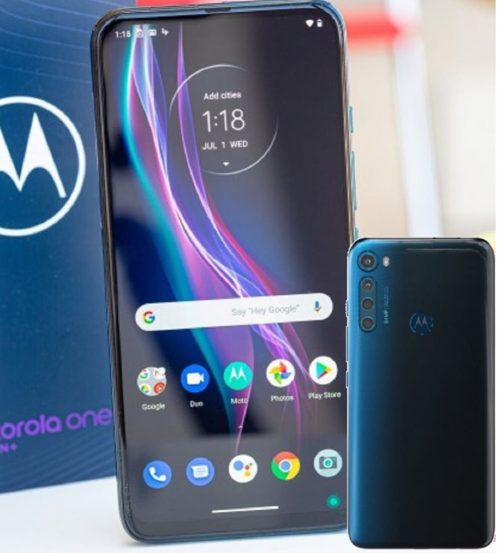 Smartphone Motorola One Fusion+ 128GB Azul Indigo - 4GB RAM Tela 6,5” Câm. Quádrupla + Selfie 16MP