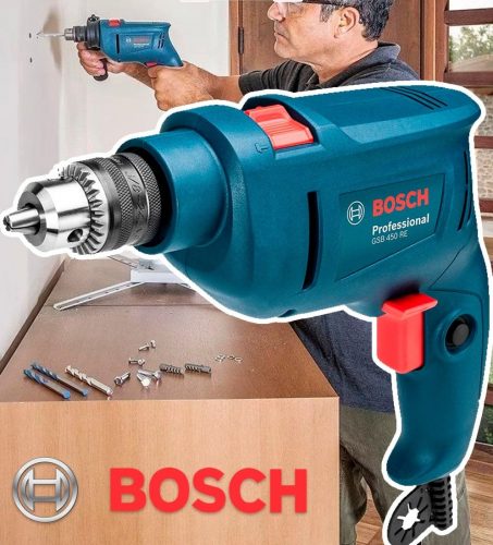 Furadeira de Impacto Bosch GSB 450 RE 450W