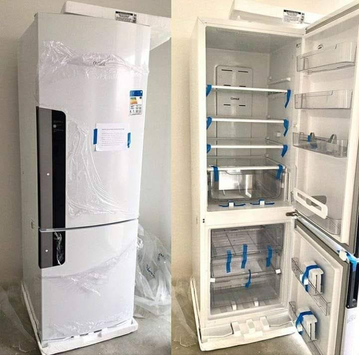 Geladeria/Refrigerador Consul Duplex CRE44 Frost Free com Freezer Embaixo 397 litros Branca