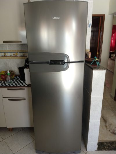Refrigerador Consul Frost Free Duplex 386L Inox CRM43NK