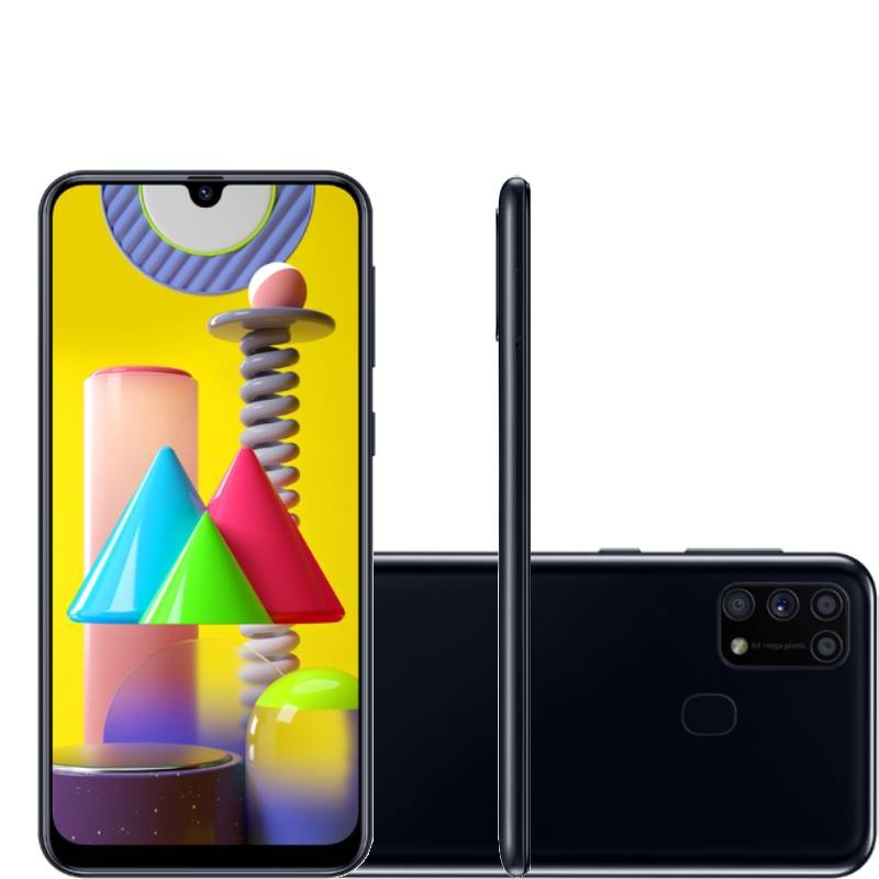 Smartphone Samsung Galaxy M31 Tela Infinita De 6.4" 128gb 6gb Ram Câm