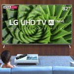 Smart TV LED 82" UHD 4K LG 82UN8000PSB Wi-Fi, Bluetooth, HDR, Inteligência Artificial ThinQ AI, Google Assistente, Alexa, Controle Smart Magic - 2020