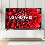 Smart TV LG 55" 55UN7100psa 4K UHD Wi-Fi Bluetooth HDR Inteligência Artificial Thinq Ai Google Assistente Alexa Iot