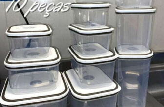 Conjunto 10 Potes Herméticos Com Tampa Easy-open Electrolux Cor Transparente