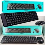 Combo Teclado e Mouse sem fio Logitech MK220 com Design Compacto, Conexão USB, Pilhas Inclusas e Layout ABNT2