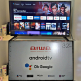 Smart Tv 32” Android Dolby Aws-tv-32-bl-02-a Aiwa Bivolt