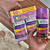 Aromatizador de Ambiente Bom Ar Automático Aerossol Freshmatic Refil na 2ª Unidade Campos de Lavanda