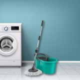 Mop Giratório Moderno Com Balde Esfregão Limpeza 8 Litros Microfibra – Wincy