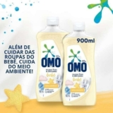OMO Sabão Líquido Roupas Finas E Delicadas Bebê 900Ml